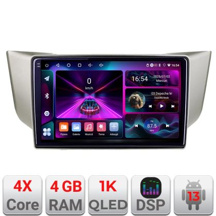 Navigatie Lexus RX 2003-2009 A- rx-03  4+64 InCell Display 1K Android Waze USB Navigatie Internet Youtube Radio