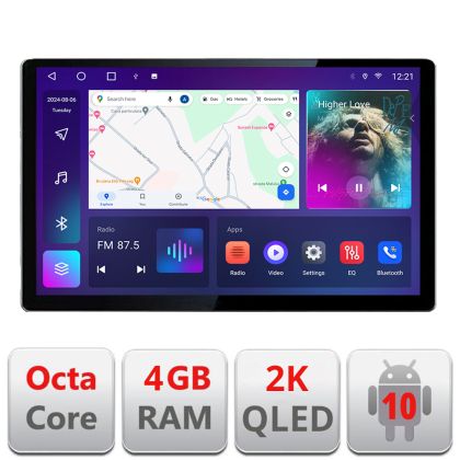 Navigatie dedicata Opel Movano Renault Master 2020- Edonav ecran 13" 2K 4+32 Android Waze USB Navigatie 4G 360 Toslink Youtube V1