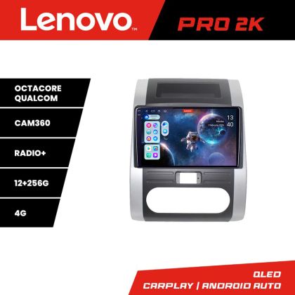 Navigatie Nissan X-Trail 2007-2013 Lenovo Kit-001 8 core QLED 2K 12+256 360 Android Waze USB Navigatie Internet Youtube Radio