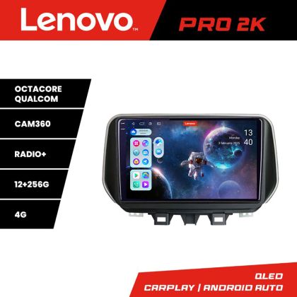 Navigatie Hyundai Tucson 2019  Lenovo Kit-1135 8 core QLED 2K 12+256 360 Android Waze USB Navigatie Internet Youtube Radio