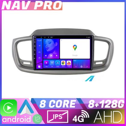 Navigatie Kia Sorento 2015 2018 KIT 6528 EDOTEC-LITE Android Ecran 720P Octa Core 8 128 Carplay