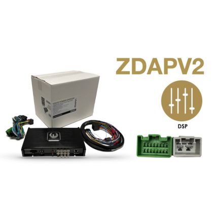 Kit Amplificator DSP pentru VOLVO 2006 - 2019 Phoenix Gold  ZDAPV2 (Pentru mașini cu amplificator OEM Volvo) cu cablaje Plug & Play DSP POWER UP 800 W MAX
