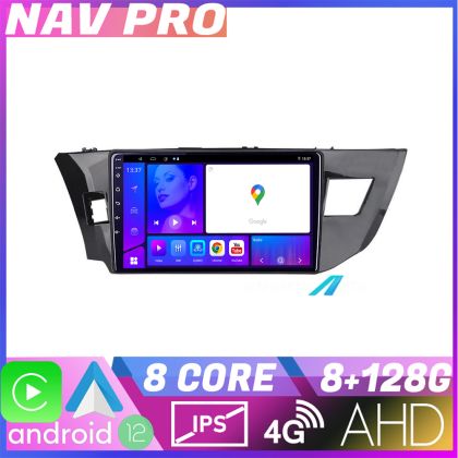 Navigatie Toyota Corolla 2013 2017 KIT 470 EDOTEC-LITE Android Ecran 720P Octa Core 8 128 Carplay