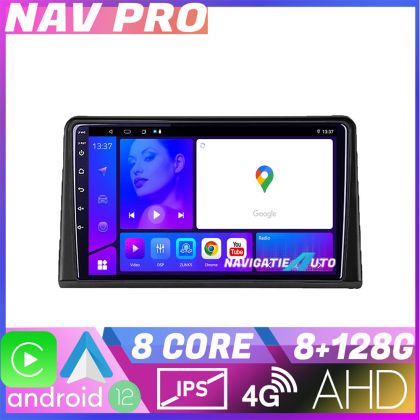 Navigatie Renault Express EDOTEC-LITE Android Ecran 720P Octa Core 8 128 Carplay