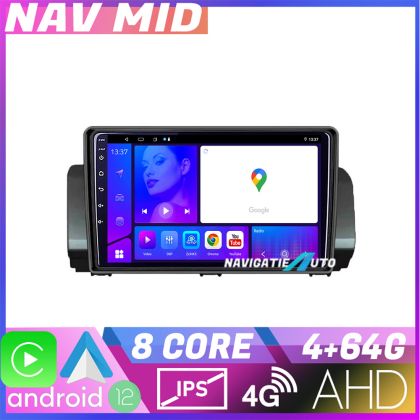 Navigatie Dacia Logan Sandero Jogger LOGAN 2022 fara ecran de fabrica EDOTEC-LITE Android Ecran 720P Octa Core 4 64 Carplay