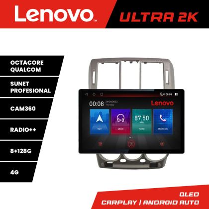 Navigatie Hyundai Getz 2002-2010, Ecran 2K QLED 13",Octacore,8Gb RAM,128Gb Hdd,4G,360,DSP,Carplay,Bluetooth