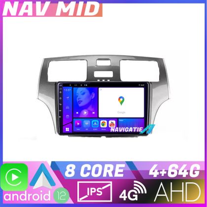 Navigatie Lexus ES intre anii 2001 2006 EDOTEC-LITE Android Ecran 720P Octa Core 4 64 Carplay