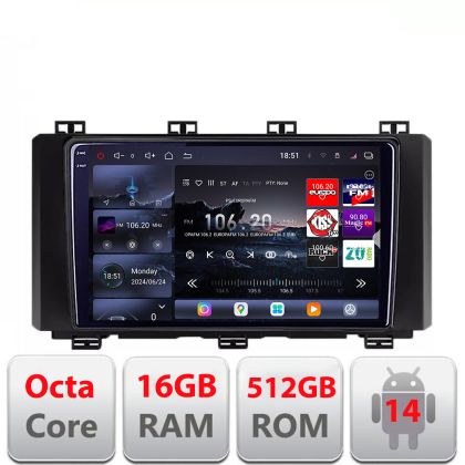 Navigatie Seat Ateca 2016-2021 Android radio gps internet 8 core QLED 2K 12+256GB 360 Edotec