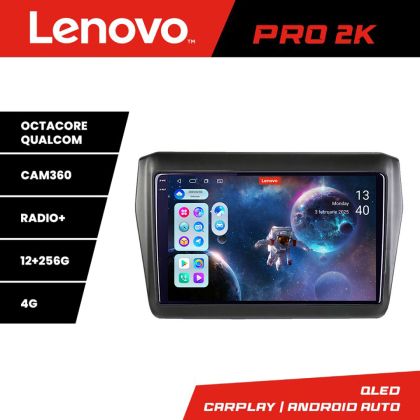 Navigatie Suzuki Swift 2017- Lenovo Kit-2179 8 core QLED 2K 12+256 360 Android Waze USB Navigatie Internet Youtube Radio