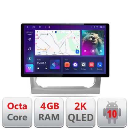 Navigatie dedicata Ford Focus 2 Automat N-140-automatic Edonav ecran 13" 2K 4+32 Android Waze USB Navigatie 4G 360 Toslink You