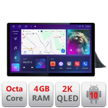 Navigatie dedicata Toyota CH-R low N-CH-R-A Edonav ecran 13" 2K 4+32 Android Waze USB Navigatie 4G 360 Toslink Youtube Radio K