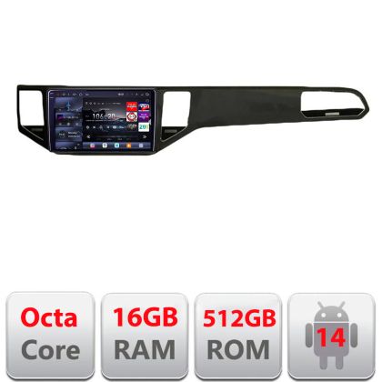 Navigatie VW Golf Sportsvan 2016-2021 Edotec Kit-sportsvan 8 core QLED 2K 12+256GB 360 Android Waze USB Navigatie Internet Youtube Radio