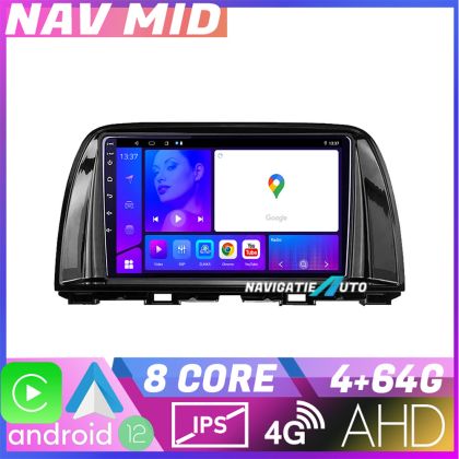Navigatie Mazda CX5 2015 2017 EDOTEC-LITE Android Ecran 720P Octa Core 4 64 Carplay
