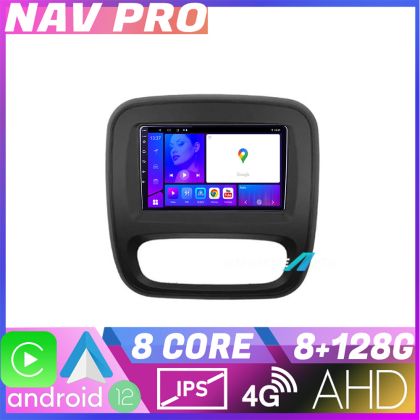 Navigatie Renault Trafic 2014 2017 KIT rt09 EDOTEC-LITE Android Ecran 720P Octa Core 8 128 Carplay v1