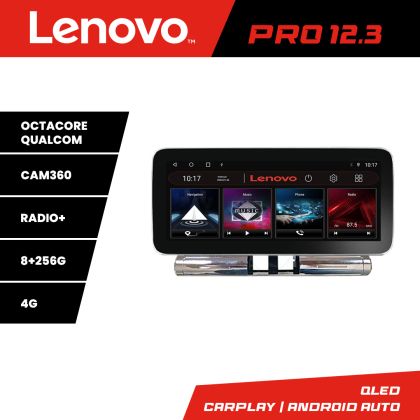 Navigatie Citoren C3 2017-2024 radio cd Lenovo Qled 12.3 inch Octa Core 8+256 360 DSP ADAS carplay android auto radio internet Kit-+PRO-12.3-8+256