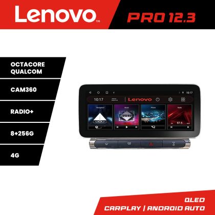 Navigatie Citroen C3 2017-2024 ecran color de fabrica Lenovo Qled 12.3 inch Octa Core 8+256 360 DSP ADAS carplay android auto radio internet Kit-+PRO-12.3-8+256
