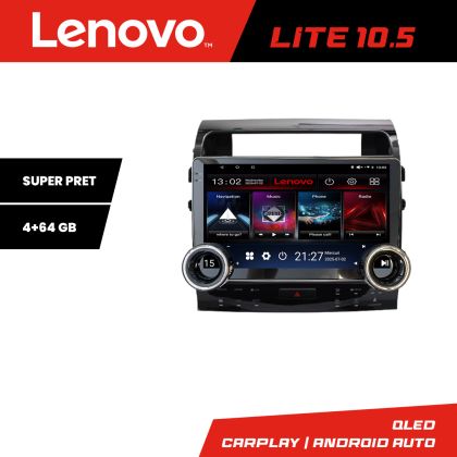 Navigatie Toyota Landcruiser L200 V8 2008-2020 Kit-381-type-a Lenovo  8 core 4+64 10.5 inch Incell 1K android Wifi 5Ghz gps internet