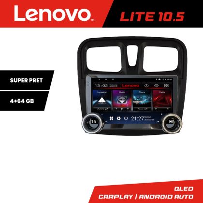 Navigatie Dacia Sandero 2012-2020 var B Lenovo  8 core 4+64 10.5 inch Incell 1K android Wifi 5Ghz gps internet a