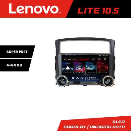 Navigatie Mitsubishi Pajero Kit-452 Lenovo  8 core 4+64 10.5 inch Incell 1K android Wifi 5Ghz gps internet