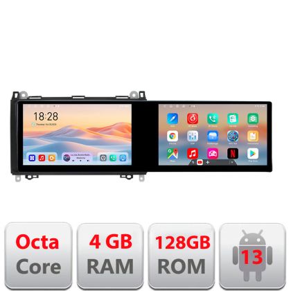 Navigatie Mercedes VW Edotec 8 core 4+128 10.5 inch Incell 1K android Wifi 5Ghz gps internet v1