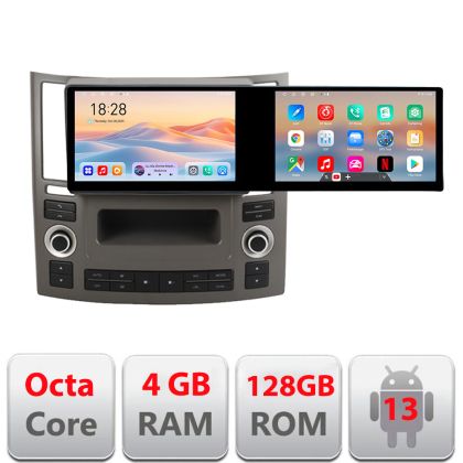 Navigatie Infiniti FX45 2007-2009 Edotec 2 ecrane  8 core 4+128 21.6 inch Incell android Wifi 5Ghz gps internet  fx45-old
