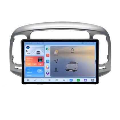 Navigatie Hyundai Accent 2006-2012 C-Accent Android 8 Core 2.2 Ghz 8+128 Qled 1K ADAS 4G LTE GPS 360 KIT-accent+EDT-E409V3