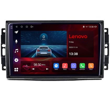 Navigatie Chrysler Jeep M-202 Octa Core Android Radio Bluetooth GPS WIFI/4G DSP 2K 8+128GB 360 Toslink v2