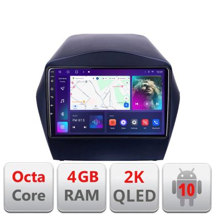 Navigatie Hyundai IX35 C-361 Android Octa Core Ecran 2K QLED GPS 4G 4+32GB 360 KIT-361+EDT-E409-2K