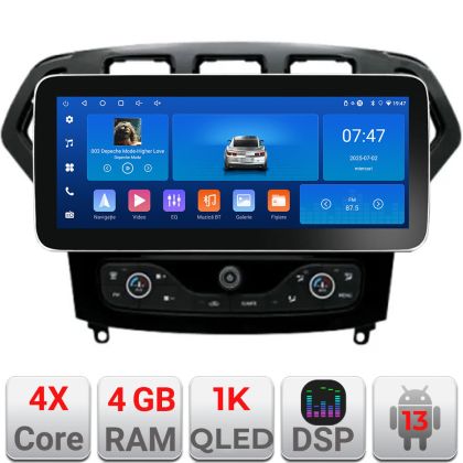 Navigatie Ford Mondeo 2007-2010 Edotec 4+64 12.3 inch Incell 1K android Wifi 5Ghz gps internet