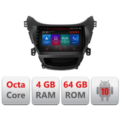 Navigatie Hyundai Elantra 2013-2015 E-359 Octa Core cu Android Radio Bluetooth Internet GPS WIFI DSP 4+64GB 4G RESIGILAT