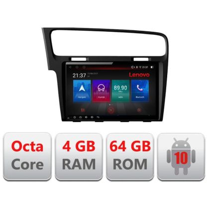 Navigatie VW Golf 7 E-491 Octa Core cu Android Radio Bluetooth Internet GPS WIFI DSP 4+64GB 4G RESIGILAT