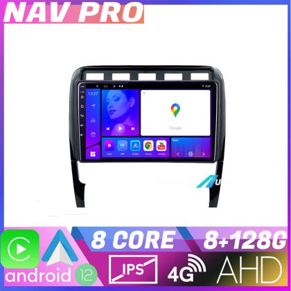 Navigatie Porsche Cayenne 2002 2011 KIT 443 EDOTEC-LITE Android Ecran 720P Octa Core 8 128 Carplay