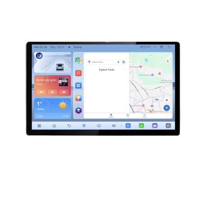 Navigatie dedicata Eclipse Cross 2019- N-eclipse Edonav ecran 13" 1K 4+64 Android Waze USB Navigatie 4G 360 Toslink Youtube Ra