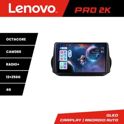 Navigatie Peugeot Bipper, Citroen Nemo, Fiat Qubo 2008-2017 Android radio gps internet 8 core QLED 2K 12+256 360 Lenovo
