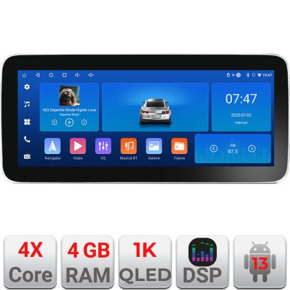 Navigatie Peugeot 208 2008 K-PSA Edotec 4+64 12.3 inch Incell 1K android Wifi 5Ghz gps internet