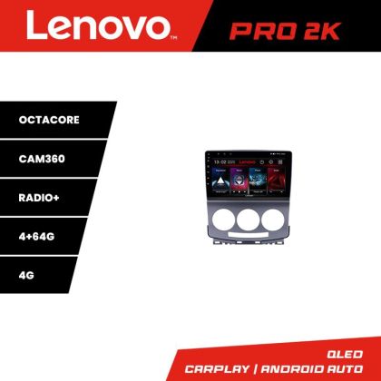 Navigatie Mazda 5 2005-2010 Lenovo Kit-MZ22 8 core QLED 2K 4+64 360 Android Waze USB Navigatie Internet Youtube Radio