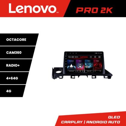 Navigatie Mazda 6 2018- Lenovo Kit-MAZDA6-18 8 core QLED 2K 4+64 360 Android Waze USB Navigatie Internet Youtube Radio