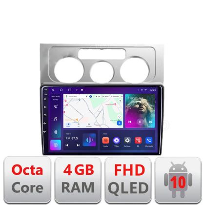 Navigatie VW Touran 2003-2010 B-TOURAN1 Android Ecran QLED octa core 4+64 carplay android auto KIT-TOURAN1+EDT-E310V3