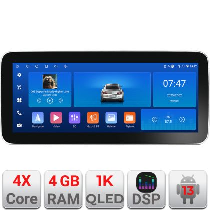 Navigatie BMW Seria 3 E46 K-052 Edotec 4+64 12.3 inch Incell 1K android Wifi 5Ghz gps internet