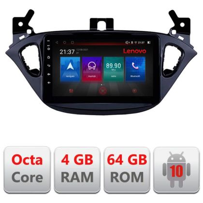 Navigatie Opel Corsa 2013-2016 E-corsa Octa Core cu Android Radio Bluetooth Internet GPS WIFI DSP 4+64GB 4G RESIGILAT