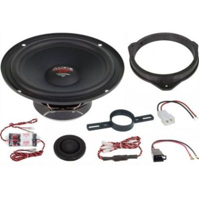 KIT Sistem component dedicat Citroen Jumper, Fiat Ducato, Peugeot Boxer, x-fit  6.5"  165mm 110W pe 2 căi Crossover plug'n'play  A v1