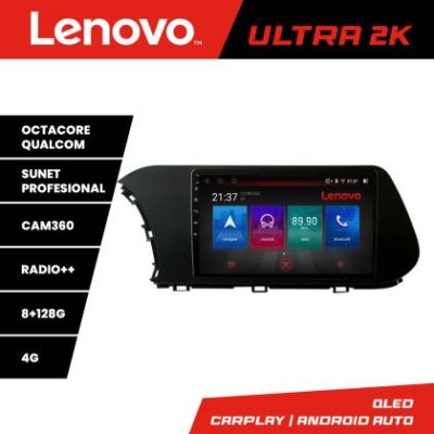 Navigatie Hyundai I20 2020- M-i20 Octa Core Android Radio Bluetooth GPS WIFI/4G DSP 2K 8+128GB 360 Toslink