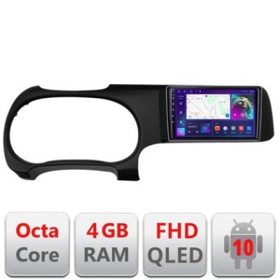Navigatie Hyundai I10 2020 B-I10 Android Ecran QLED octa core 4+64 carplay android auto KIT-I10+EDT-E309V3