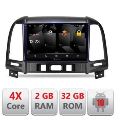 Navigatie Hyundai Santa Fe 5230-008 Android Ecran 720P Quad Core 2+32 carplay android auto