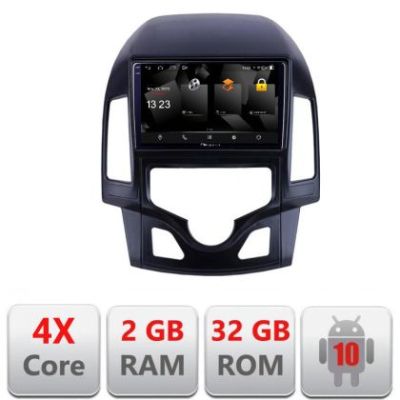 Navigatie Hyundai I30 2009-2012 clima automata 5230-I30AUTOMATIC Android Ecran 720P Quad Core 2+32 carplay android auto