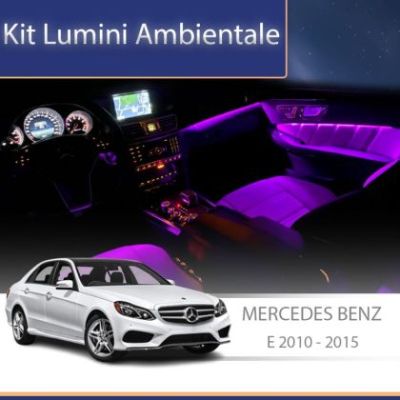 Lumini ambientale Mercedes E212 E Class full trimuri set complet control telefon sau sistem original