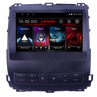 Navigatie Toyota Prado J120 2002-2009 Lenovo Kit- j120 8 core QLED 2K 8+256 360 Android Waze USB Navigatie Internet Youtube Radio
