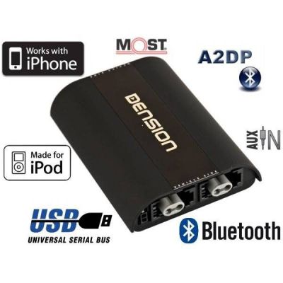 Interfata integrare AUX-In, USB, iPod, iPhone, Bluetooth, DENSION Gateway 500 (Dual FOT) v5