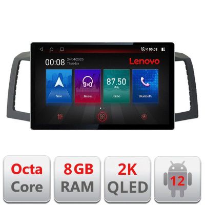 Navigatie Jeep Grand Cherokee 2008-2010 , Ecran 2K QLED 13",Octacore,8Gb RAM,128Gb Hdd,4G,360,DSP,Carplay,Bluetooth