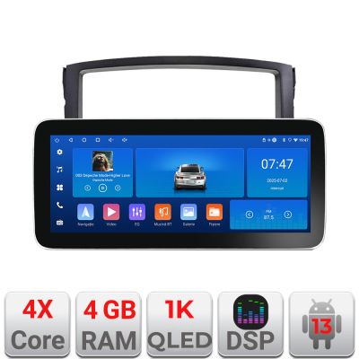 Navigatie Mitsubishi Pajero K-452 Edotec 4+64 12.3 inch Incell 1K android Wifi 5Ghz gps internet